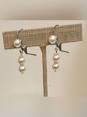 Swarovski Crystal Pearl earrings